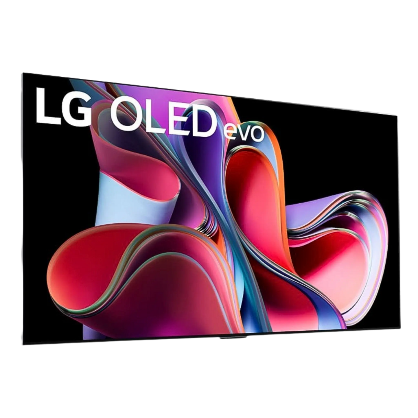 Open box LG G3 55-inch 4K UHD HDR OLED evo Gallery Smart TV with webOS, showcasing sleek design and vibrant display.