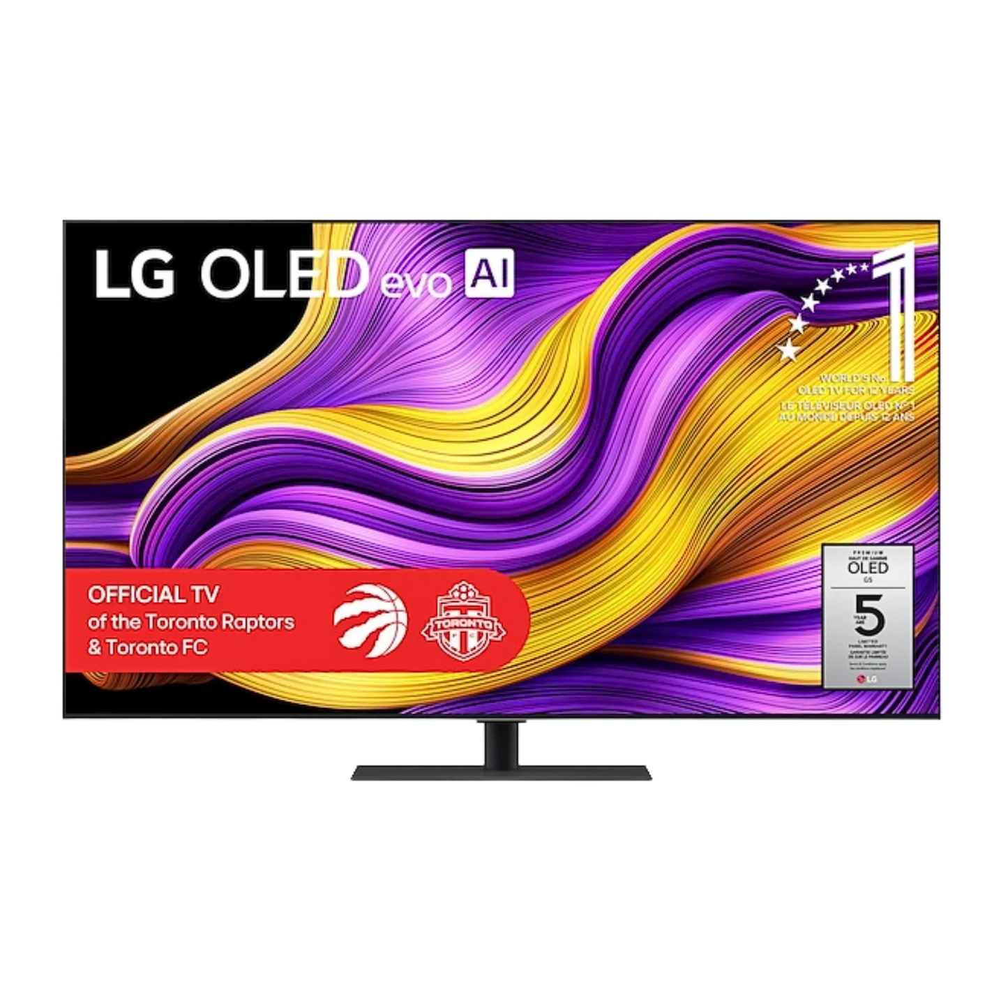 Refurbished LG 55-inch G5 4K UHD HDR OLED smart TV with Dolby Vision, 120Hz refresh rate, webOS, and sleek design.