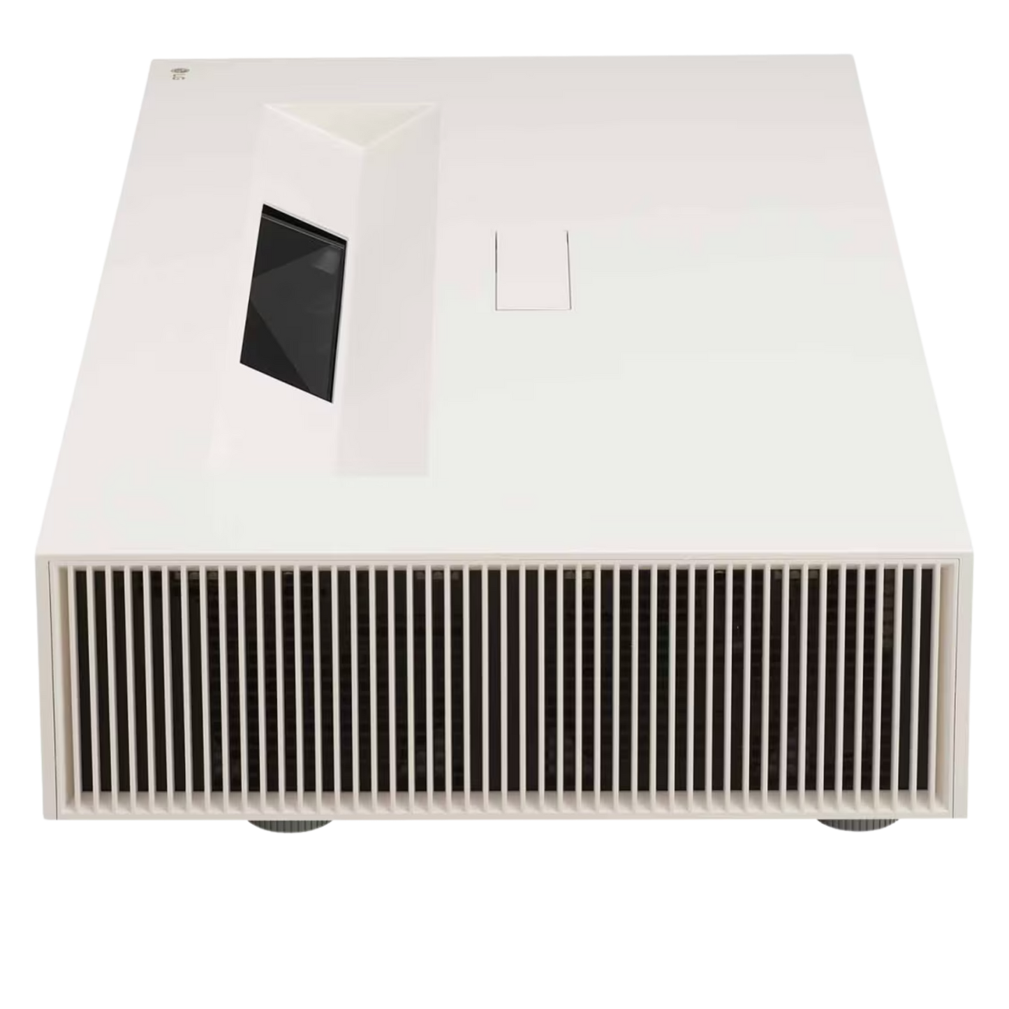 LG CineBeam HU915QE 4K Laser Projector displaying a bright, high-resolution image on a wall.