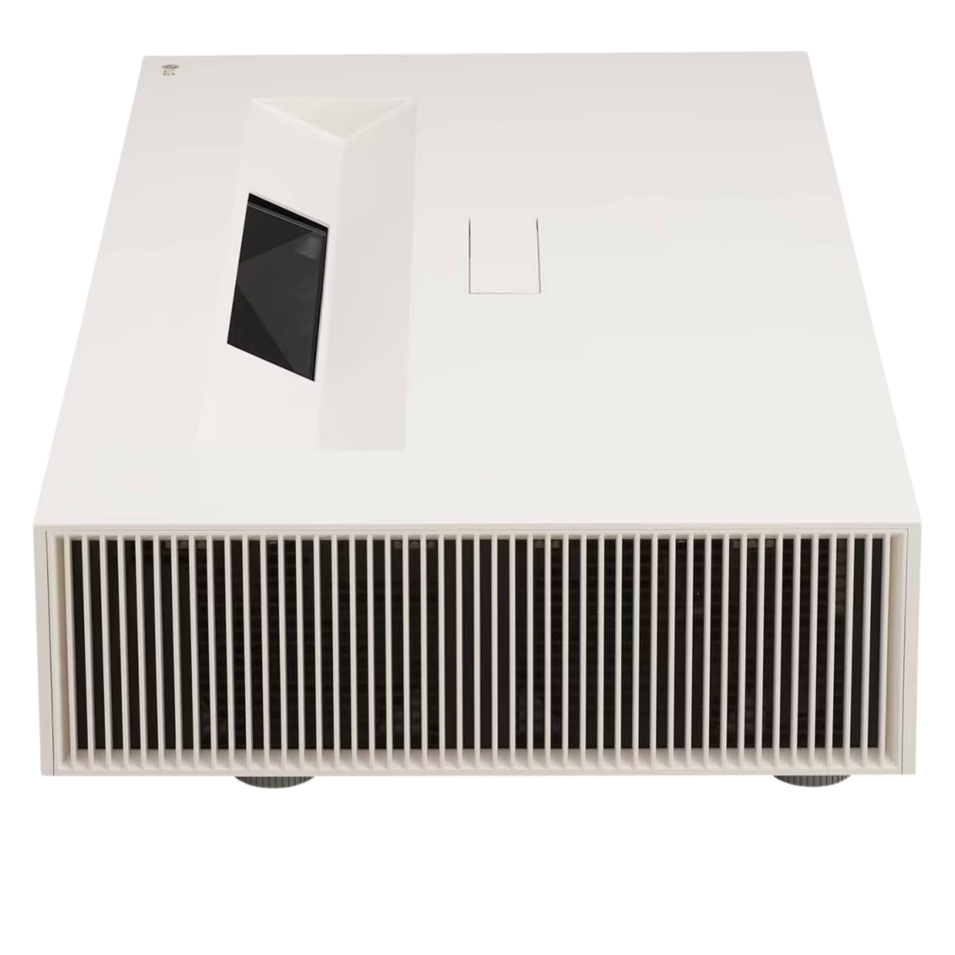 LG CineBeam HU915QE 4K Laser Projector displaying a bright, high-resolution image on a wall.