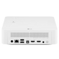 LG CineBeam PF610P portable Full HD smart projector showing a bright image on a wall in a home setting