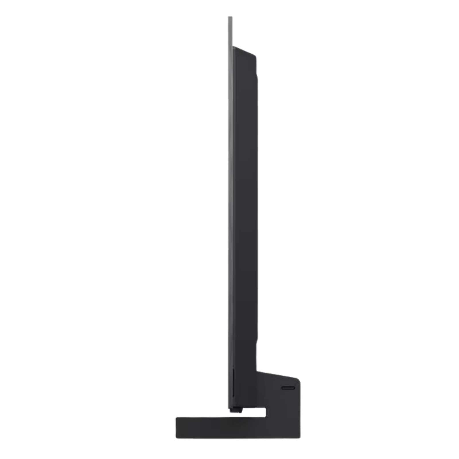 LG 42-inch OLED evo AI C6 4K Smart TV displaying vibrant screen with sleek black bezel and modern design.