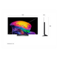 LG 55-inch OLED evo AI C6 4K Smart TV displaying vibrant images on a sleek black screen