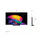LG 65-inch OLED evo AI C6 4K Smart TV displaying vibrant images on a sleek black screen, showcasing advanced OLED technology.