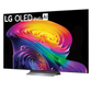 Open box LG 42-inch C6 OLED 4K UHD HDR Dolby Vision smart TV with Dolby Atmos and webOS, displayed on a modern living room setup.