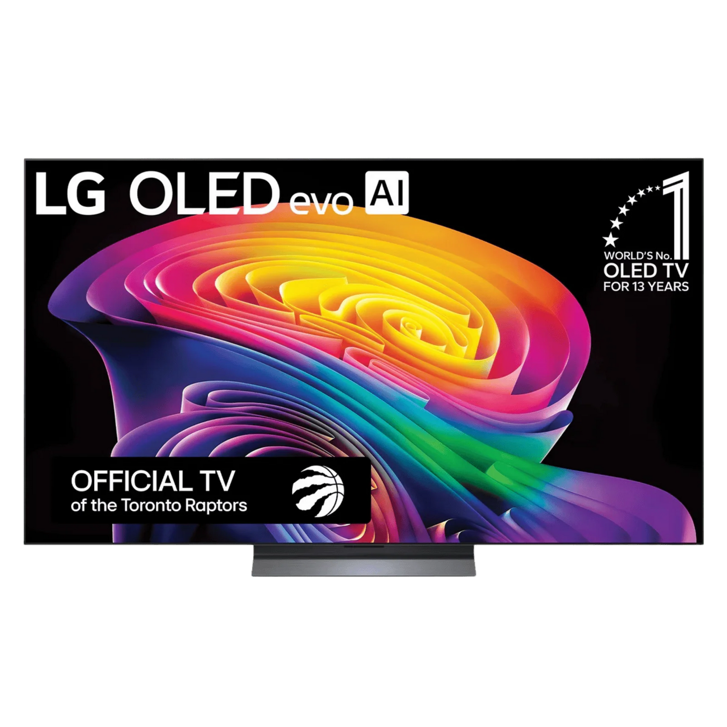 Open box LG 83-inch OLED C6 4K UHD HDR Dolby Vision webOS Smart TV with Dolby Atmos and 120Hz refresh rate.