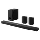 LG S95TR 9.1.5ch soundbar with wireless subwoofer and rear speakers for immersive home audio.