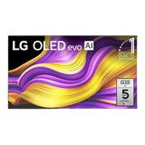 Open box LG 77-inch G5 4K UHD HDR OLED Smart TV with webOS, Dolby Vision, 120Hz refresh rate, and sleek design.