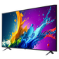 LG 55-inch QNED80 4K UHD HDR smart TV displaying vibrant screen with sleek black frame and minimalist stand.