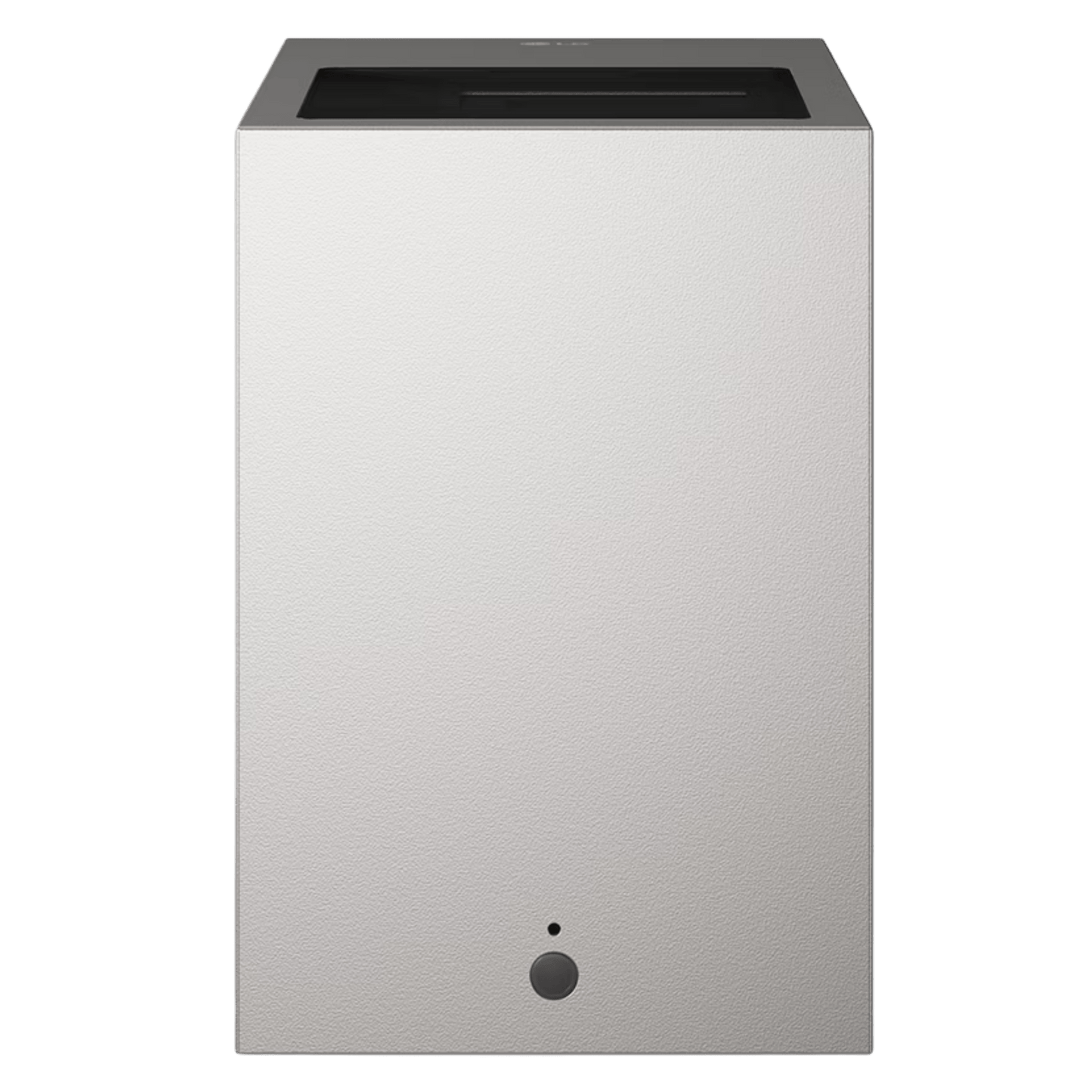 LG CineBeam S PU615U Ultra Short Throw 4K projector with Dolby Atmos, showing a sleek design and lens setup for home theater use.
