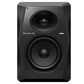 Pioneer DJ VM-70 active speakers with sleek black cabinets, showcasing their professional audio design and front grille.