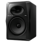 Pioneer DJ VM-80 active speakers with sleek black cabinets and front-facing controls, designed for professional audio setups.