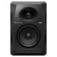 Pair of Pioneer DJ VM-80 active speakers with black enclosures and control panels, designed for professional audio setups.