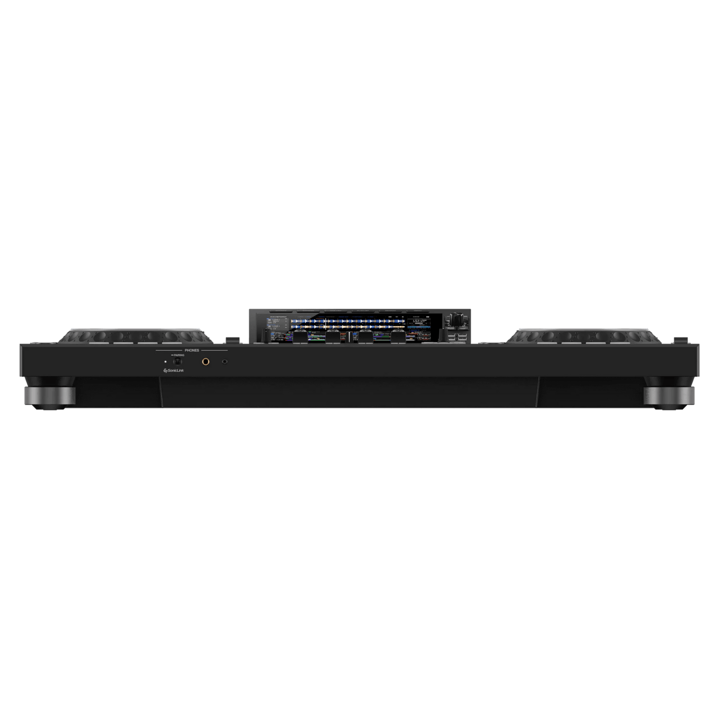 Pioneer DJ XDJ-AZ all-in-one DJ system with dual jog wheels, mixer controls, and professional audio interface.