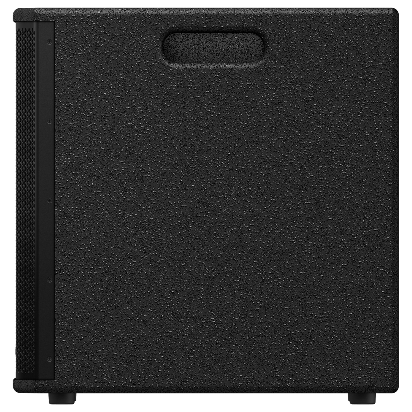 Pioneer DJ XPRS1182S Pro Audio Subwoofer showing the black speaker with Pioneer DJ branding and rugged enclosure.