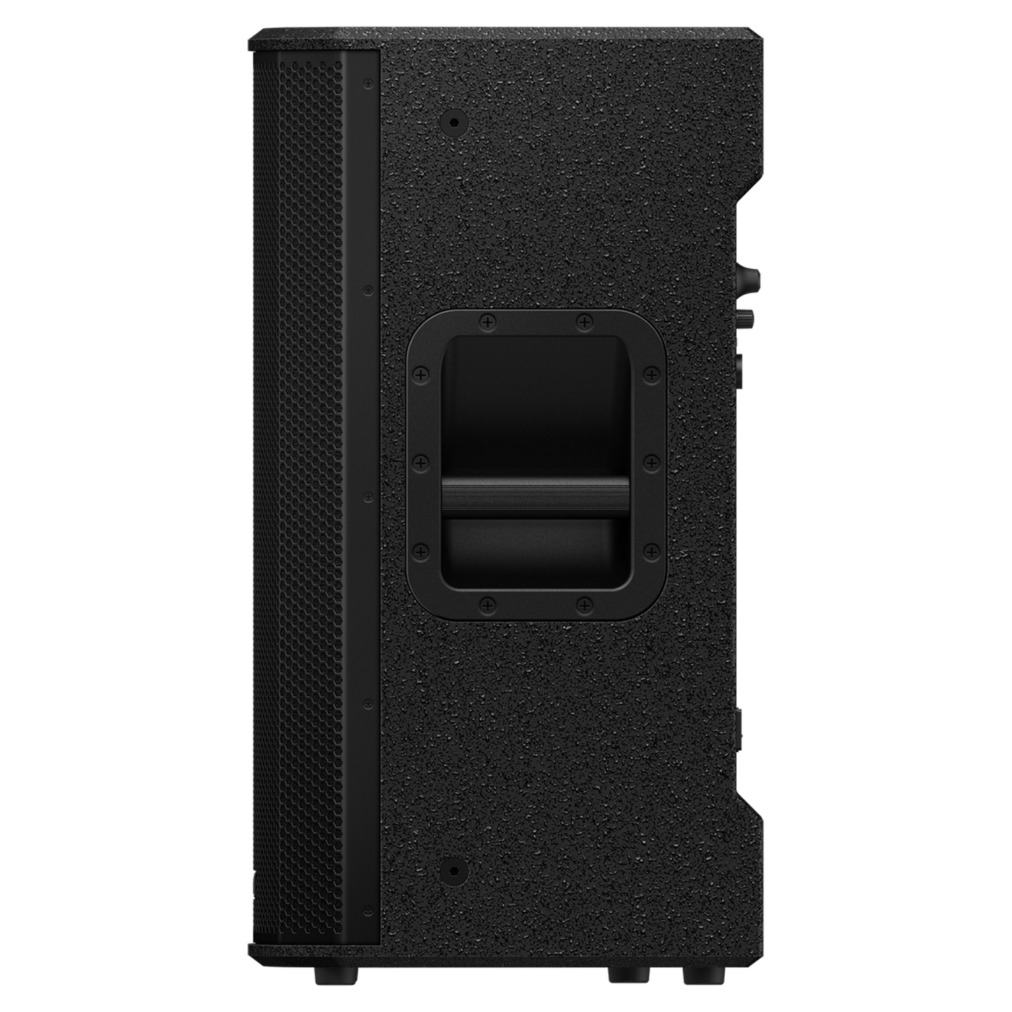 Pioneer DJ XPRS122 professional audio subwoofer with black enclosure and control panel, designed for high-quality sound reinforcement.