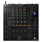 Pioneer DJ DJM-A9 professional 4-channel DJ mixer with multiple knobs and faders, designed for high-quality sound mixing.