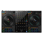 Pioneer DJ DDJ-FLX10 Rekordbox controller with jog wheels, control buttons, and performance pads for professional DJ mixing.