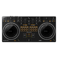 Pioneer DJ DDJ-REV1 Rev Series scratch DJ controller with jog wheels, mixer controls, and colorful performance pads.