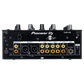 Pioneer DJ DJM-450 scratch and 2-channel DJ mixer with multiple controls and input jacks, shown from a front view.
