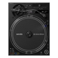 Pioneer DJ PLX-CRSS12 turntables with sleek black design and control knobs, ideal for professional DJ mixing and vinyl playback.