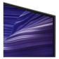 Open box Samsung 42-inch S90F Series 4K UHD HDR OLED Tizen Smart TV showing screen with picture and sleek design