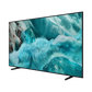 Open box Samsung 43-inch Q7F Series 4K UHD HDR QLED Tizen Smart TV showing screen and sleek design.