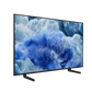 Open box Samsung 43-inch Q8F Series 4K UHD HDR QLED Tizen Smart TV with sleek display and smart features.