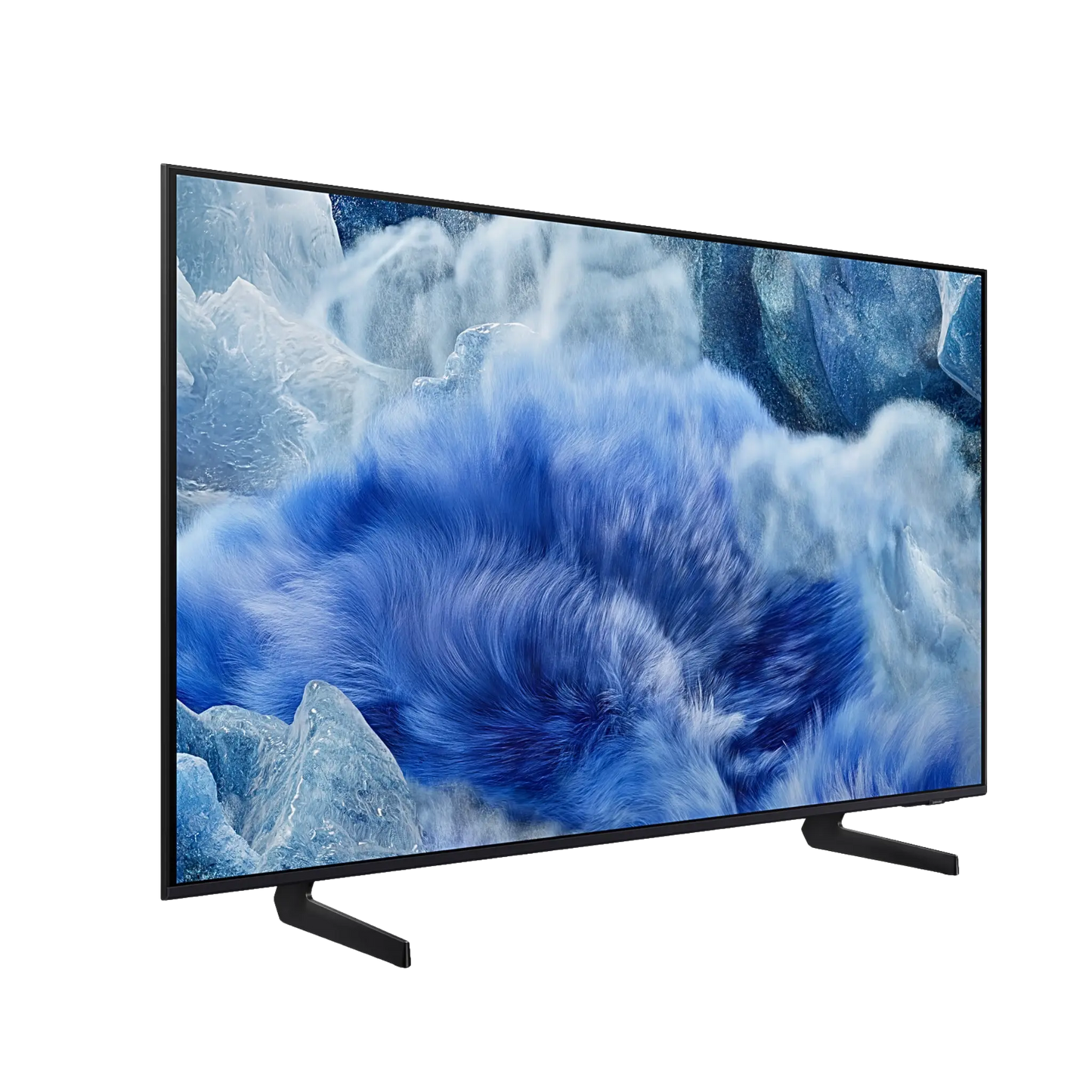 Open box Samsung 43-inch Q8F Series 4K UHD HDR QLED Tizen Smart TV with sleek display and smart features.