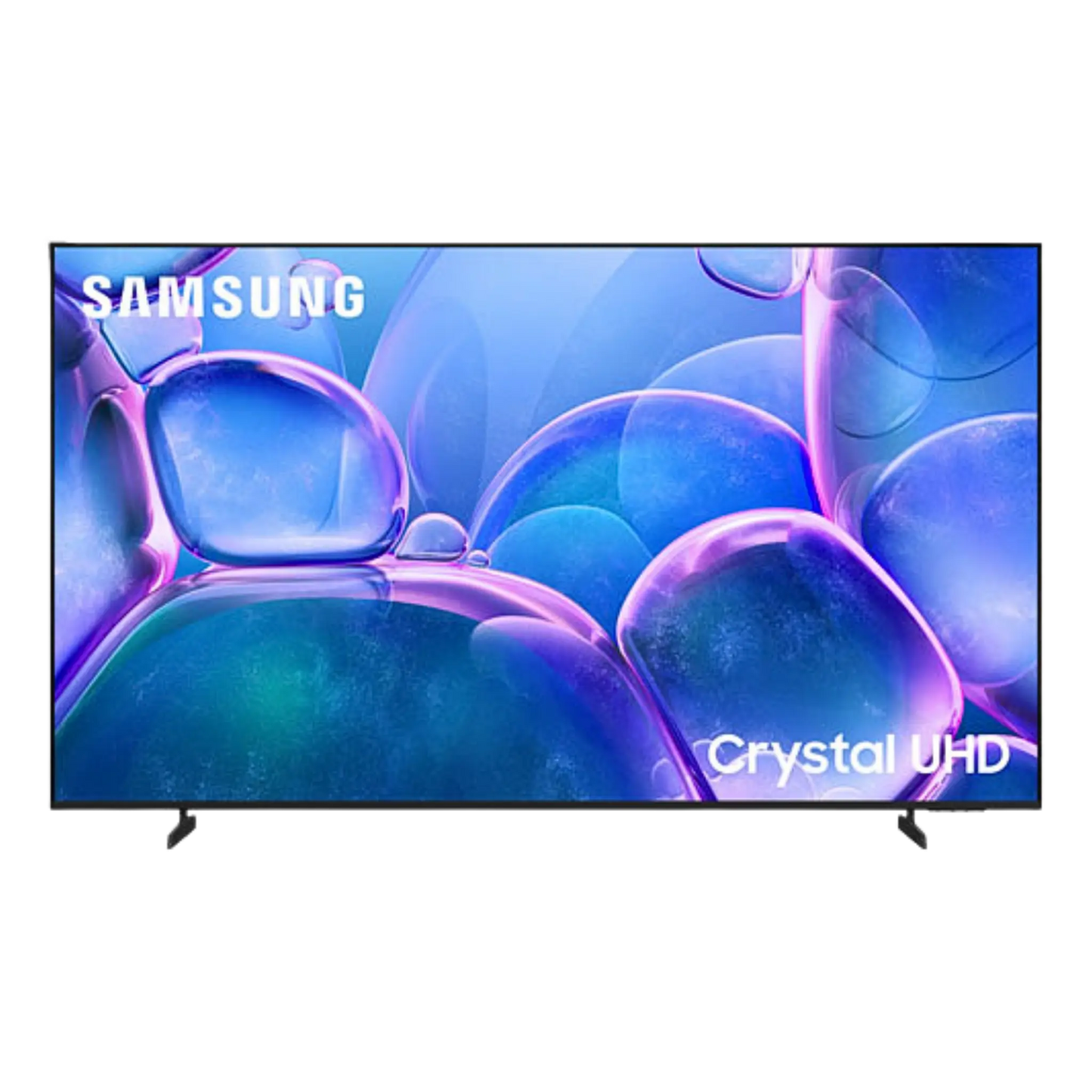Open box Samsung 43-inch U7900F Series 4K UHD HDR LED Tizen Smart TV with sleek design and vibrant display.