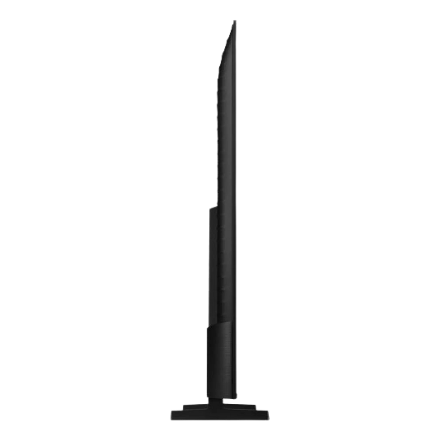 Open box Samsung 43-inch U7900F Series 4K UHD HDR LED Tizen Smart TV showing screen and sleek design.