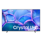 Open box Samsung 43-inch U7900F Series 4K UHD HDR LED Tizen Smart TV showing screen and sleek design.