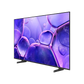 Open box Samsung 43-inch U8000F Series 4K UHD HDR LED Tizen Smart TV, front view showing screen and sleek design.