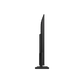 Open box Samsung 43-inch U8200F Series 4K UHD HDR LED Tizen OS Smart TV showing screen display and sleek black design.