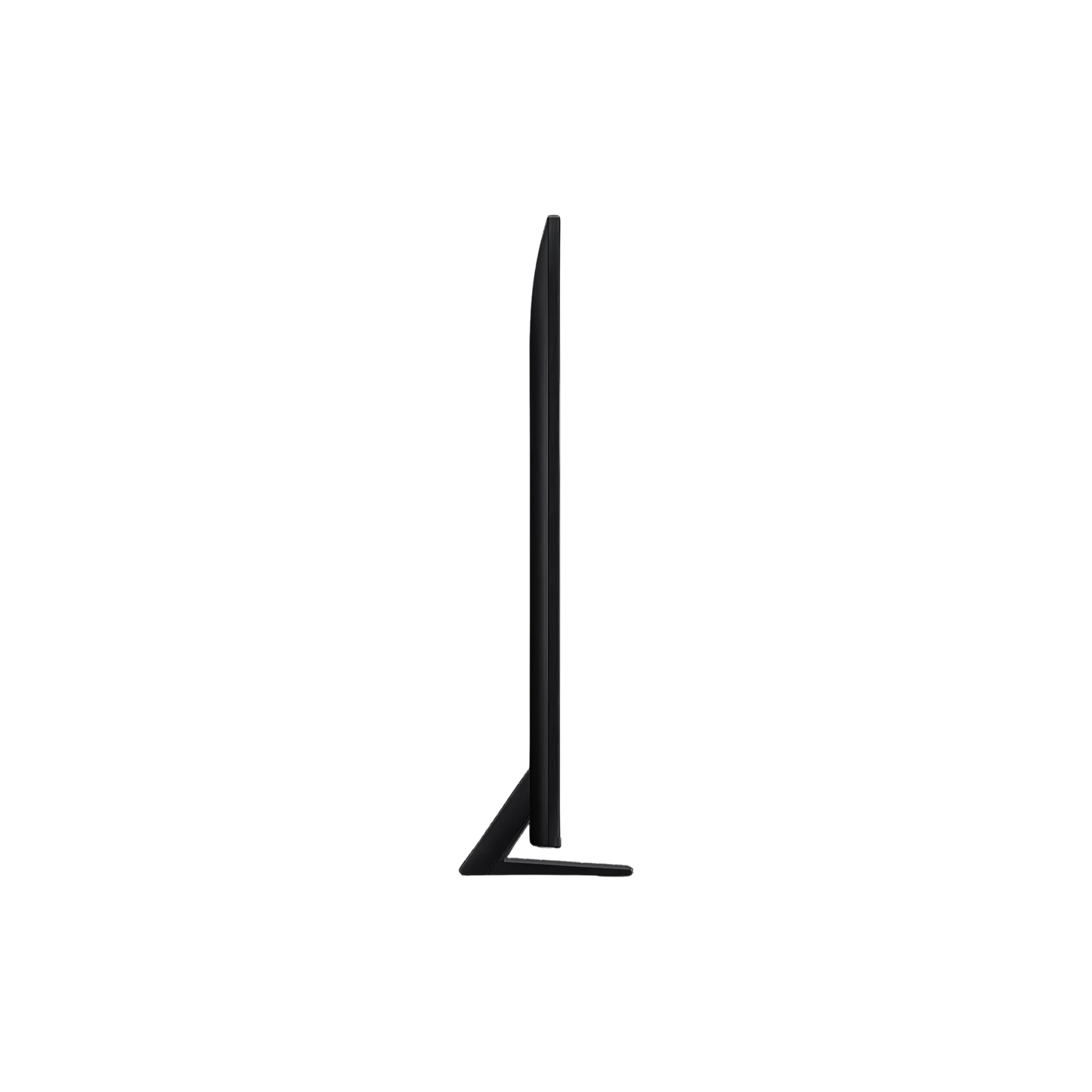 Open box Samsung 50-inch QN80F Series 4K UHD HDR Neo QLED Tizen Smart TV showing screen and sleek black design.