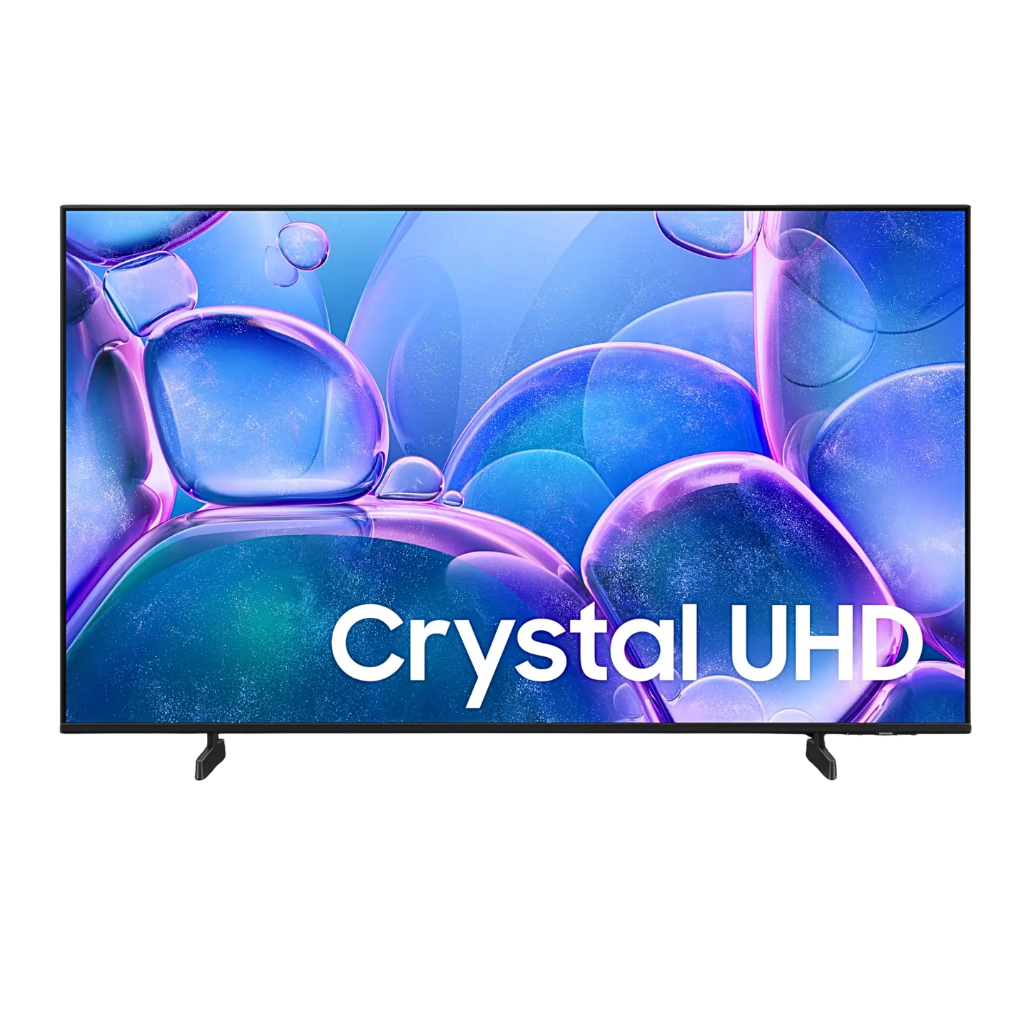 Open box Samsung 50-inch U7900F Series 4K UHD HDR LED Tizen Smart TV, front view showing screen and slim design.