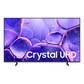 Open box Samsung 50-inch U8000F Series 4K UHD HDR LED Tizen Smart TV showing screen and sleek black design.