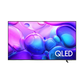 Open box Samsung 55-inch Q6F Series 4K UHD HDR QLED Tizen Smart TV showing the screen and sleek black design.