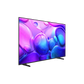 Open box Samsung 55-inch Q6F Series 4K UHD HDR QLED Tizen Smart TV showing the screen and sleek black design.