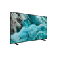 Open box Samsung 55-inch Q7F Series 4K UHD HDR QLED Tizen smart TV showing screen display and sleek design.