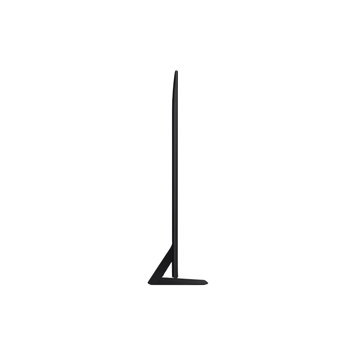 Open box Samsung 55-inch QN70F Series 4K UHD HDR Neo QLED Tizen Smart TV showing screen and sleek design.