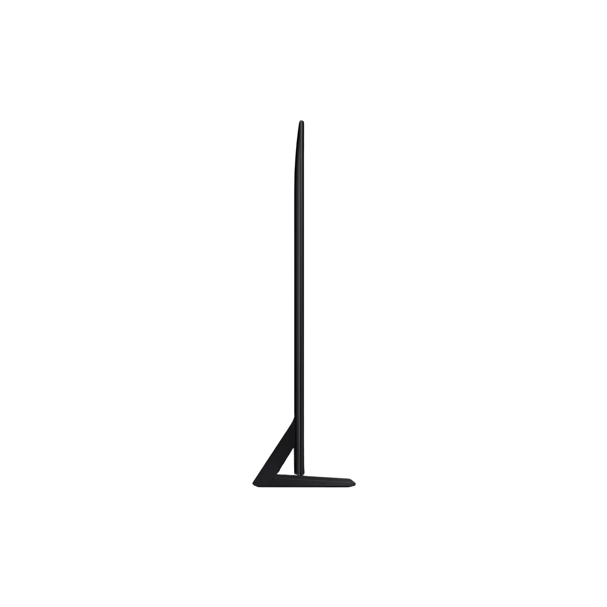 Open box Samsung 55-inch QN70F Series 4K UHD HDR Neo QLED Tizen Smart TV showing screen and sleek design.