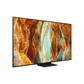 Open box Samsung 55-inch QN70F Series 4K UHD HDR Neo QLED Tizen Smart TV showing screen display and sleek black design