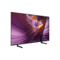 Open box Samsung 55-inch S84F Series 4K UHD HDR OLED Tizen Smart TV showing screen with vibrant image and sleek design.