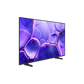 Open box Samsung 58-inch U8200F Series 4K UHD HDR LED Tizen OS Smart TV showing screen display and sleek design.