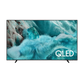 Open box Samsung 65-inch Q7F Series 4K UHD HDR QLED Tizen Smart TV showing screen and sleek design.