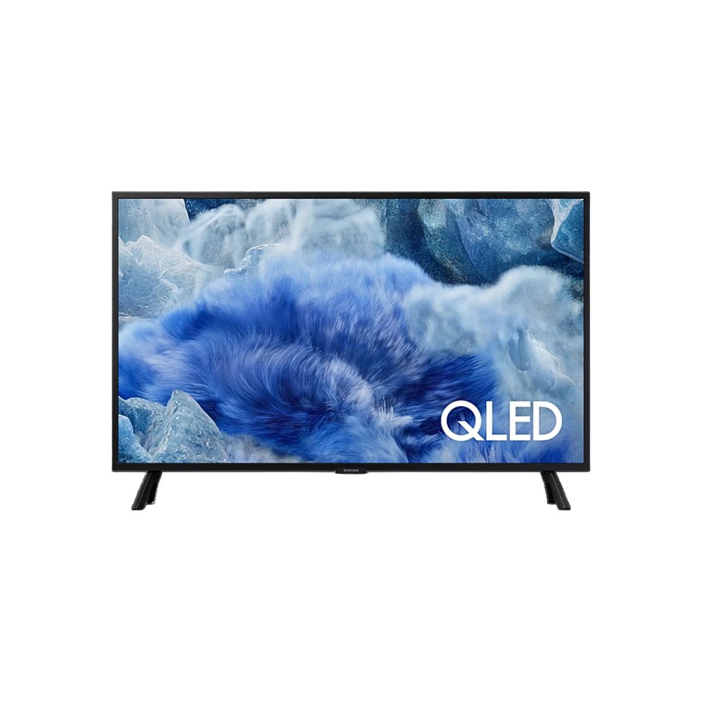 Open box Samsung 65-inch Q8F Series 4K UHD HDR QLED Tizen Smart TV showing screen and sleek design.