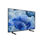 Open box Samsung 65-inch Q8F Series 4K UHD HDR QLED Tizen Smart TV, detailed view of the electronics product.