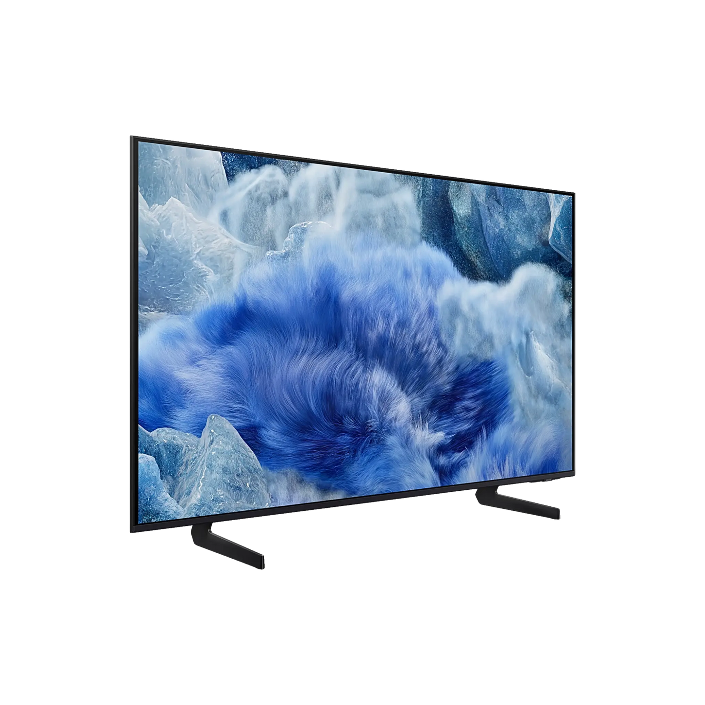 Open box Samsung 65-inch Q8F Series 4K UHD HDR QLED Tizen Smart TV, detailed view of the electronics product.