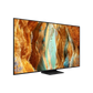 Open box Samsung 65-inch QN70F Series 4K UHD HDR Neo QLED Tizen Smart TV showing screen display and sleek black design.